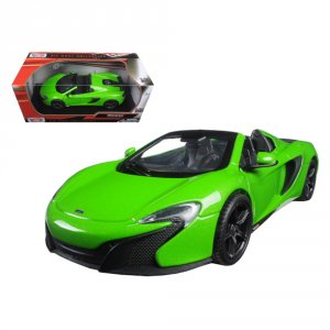 Motormax 79326grn Mclaren 650s Spider Orange 124 Diecast Model Car By 