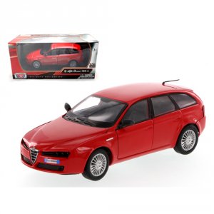 Motormax 73372s Alfa Romeo 159 Sw Silver 124 Diecast Car Model By