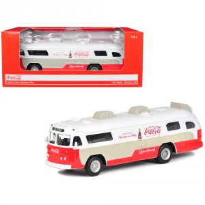 Motorcity 464005 1960 Flxible Starliner Bus Coca-cola 164 Diecast Mode