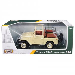 Motormax 79330bg Toyota Land Cruiser Fj40 Convertible Beige 124 Diecas