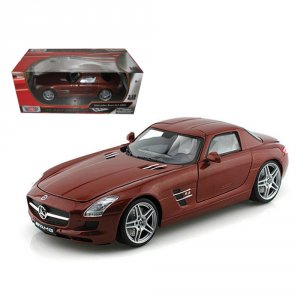 Motormax 79162ch Mercedes Sls Amg Gullwing Chocolate 118 Diecast Car M