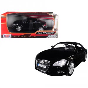 Motormax 73340bk Audi Tt Coupe Black 124 Diecast Model Car By