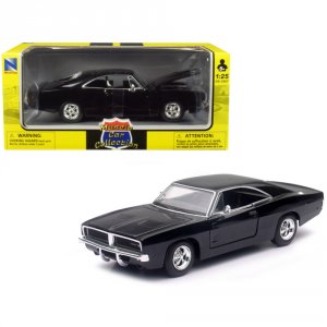 New 71893B 1969 Dodge Charger Rt Black Muscle Car Collection 125 Dieca