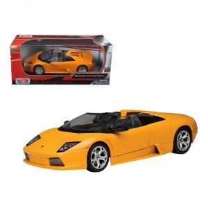 Motormax 73316or Lamborghini Murcielago Roadster Yellow Metallic 124 D