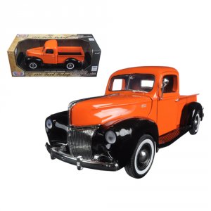 Motormax 73170OR-TC 1940 Ford Pickup Truck Orange Timeless Classics 11