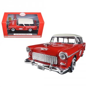 Motorcity 424110 1955 Chevrolet Nomad Coca Cola With 2 Bottle Cases An