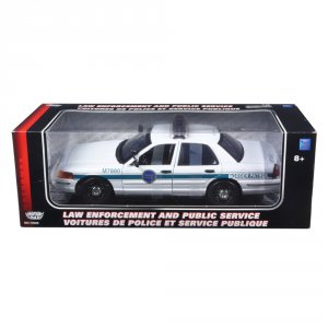 Motormax 73513bp Ford Crown Victoria Border Patrol Car 118 Diecast Mod