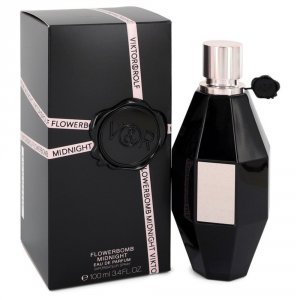 Viktor 546845 Flowerbomb Midnight Eau De Parfum Spray 3.4 Oz For Women