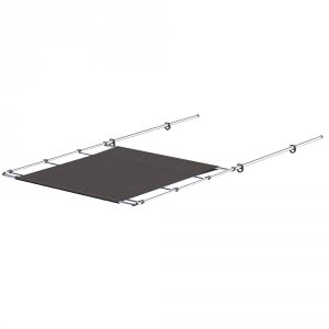 Sureshade 2021026260 Ptx Power Shade - 69 Wide - Stainless Steel - Gre