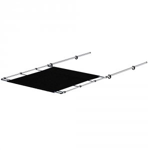 Sureshade 2021026399 Ptx Power Shade - 51 Wide - Stainless Steel - Bla