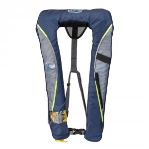 Mti MD400H-809 Mti Helios 2.0 Manual Inflatable Life Vest - Bluegrey