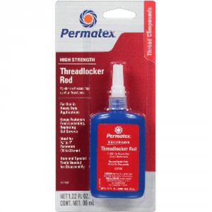 Permatex 27140 High Strength Threadlocker Red Bottle - 36ml