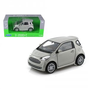 Welly 24028s Aston Martin Cygnet Silver 124 Diecast Model Car By