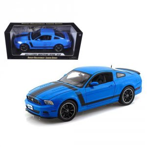 Shelby SC450 2013 Ford Mustang Boss 302 Blue With Black Stripes 118 Di