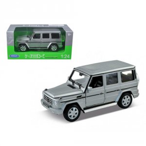 Welly 24012s Mercedes Benz G Class Wagon Silver 124-127 Diecast Model 