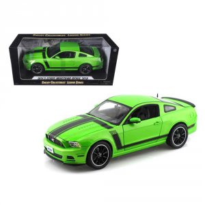 Shelby SC453 2013 Ford Mustang Boss 302 Green With Black Stripes 118 D