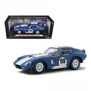 Shelby SC130 1965 Shelby Cobra Daytona Coupe 98 Blue 118 Diecast Model