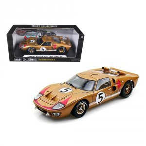 Shelby SC403 1966 Ford Gt-40 Mk Ii 5 Gold Le Mans 118 Diecast Model Ca