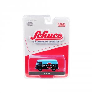 Schuco 8300 Volkswagen T1 Panel Van Martini Racing Blue European Class