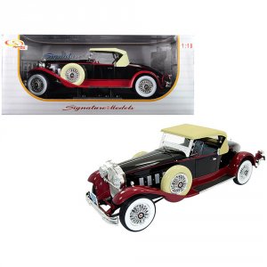 Signature 18138bk 1930 Packard 734 Boattail Speedster Black 118 Diecas