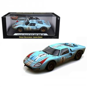 Shelby SC405 1966 Ford Gt-40 Mk Ii 1 Light Blue Miles - Hulme Le Mans 