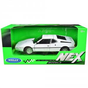 Welly 24098w Bmw M1 Coupe White Nex Models 124 Diecast Model Car By