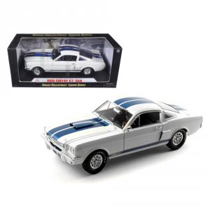 Shelby SC160 1966 Ford Mustang Shelby Gt350 White With Blue Stripes 11