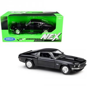 Welly 24067bk 1969 Ford Mustang Boss 429 Black Nex Models 124 Diecast 