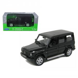 Welly 24012bk Mercedes Benz G Class Wagon Black 124-127 Diecast Model 