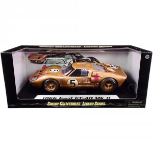 Shelby SC430 1966 Ford Gt-40 Mk Ii 5 Gold After Race (dirty Version) 1