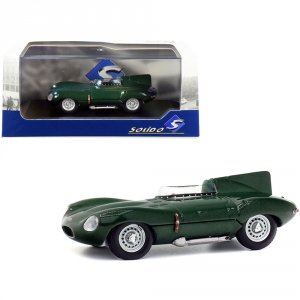 Solido S4303000 1952 Jaguar D-type Green Metallic 143 Diecast Model Ca