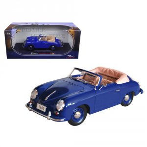 Signature 38201bl 1950 Porsche 356 Convertible Blue 118 Diecast Model 