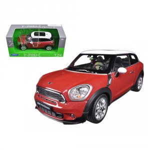 Welly 24050r Mini Cooper S Paceman Red 124 Diecast Model Car By