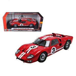 Shelby SC406 1966 Ford Gt-40 Mk Ii 5 Red With White Stripes Le Mans 11