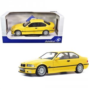 Solido S1803902 1994 Bmw E30 M3 Jaune Dakar Yellow 118 Diecast Model C