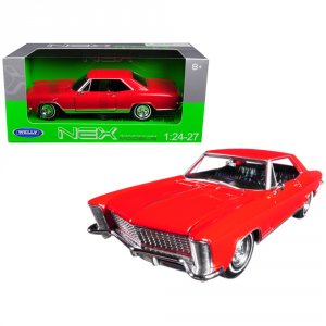 Welly 24072R 1965 Buick Riviera Gran Sport Red 124-127 Diecast Model C