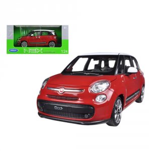 Welly 24038r 2013 Fiat 500l Red 124 Diecast Car Model By