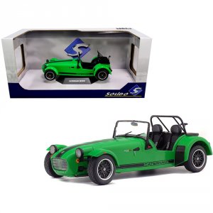 Solido S1801801 Caterham Seven 275r Green Metallic With Black Stripes 