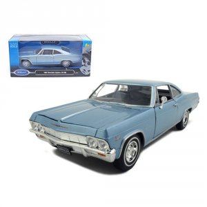 Welly 22417lghtbl 1965 Chevrolet Impala Ss 396 Light Blue 124 Diecast 