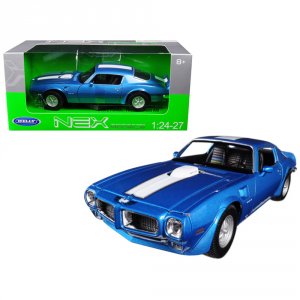 Welly 24075bl 1972 Pontiac Firebird Trans Am Blue Metallic 124-127 Die