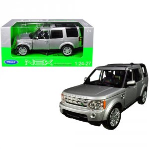 Welly 24008s Land Rover Discovery 4 Silver 124-127 Diecast Model Car B