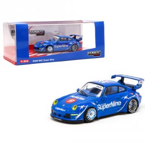 Tarmac T64-017-HK Porsche 993 Rwb 9 Illest Asia Supernine 164 Diecast 