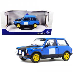 Solido S1803801 1980 Autobianchi A112 Abarth Blue Chardonnet Rally Car