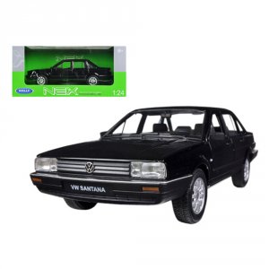 Welly 24036bk Volkswagen Santana Black 124 Diecast Car Model By