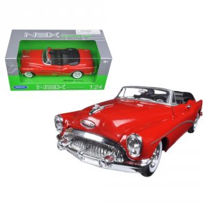 Welly 24027C-RD 1953 Buick Skylark Convertible Red 124 Diecast Model C