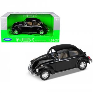 Welly 22436bk Volkswagen Beetle Black 124-127 Diecast Model Car By