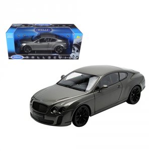 Welly 18038gry Bentley Continental Supersports Coupe Grey 118 Diecast 