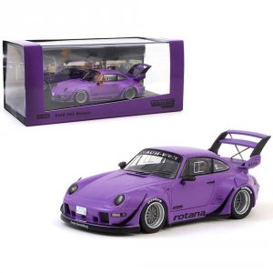 Tarmac T43-014-RO Porsche Rwb 993 Rotana Purple Rauh-welt Begriff 143 