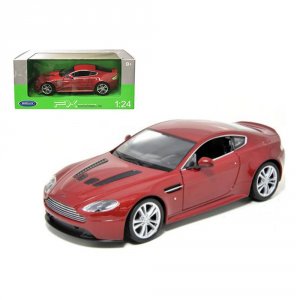 Welly 24017r 2010 Aston Martin V12 Vantage Red 124 Diecast Model Car B