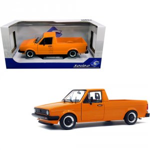 Solido S1803502 1982 Volkswagen Caddy Mki Pickup Truck Custom Orange 1